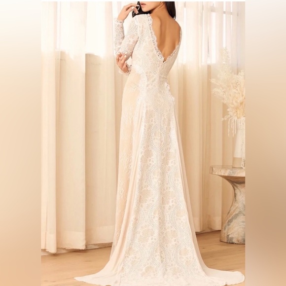 NWT Lulus Forever You and I wedding dress - small - Picture 2 of 7